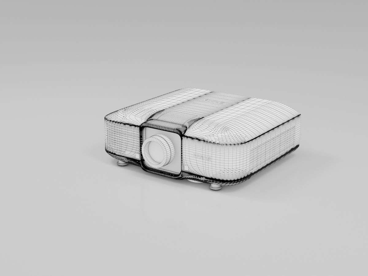 Projector 3D model epson 3D model_5