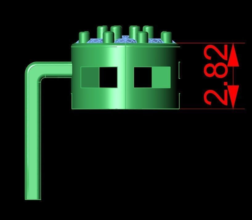 Bracelet bi6 3D print model_12