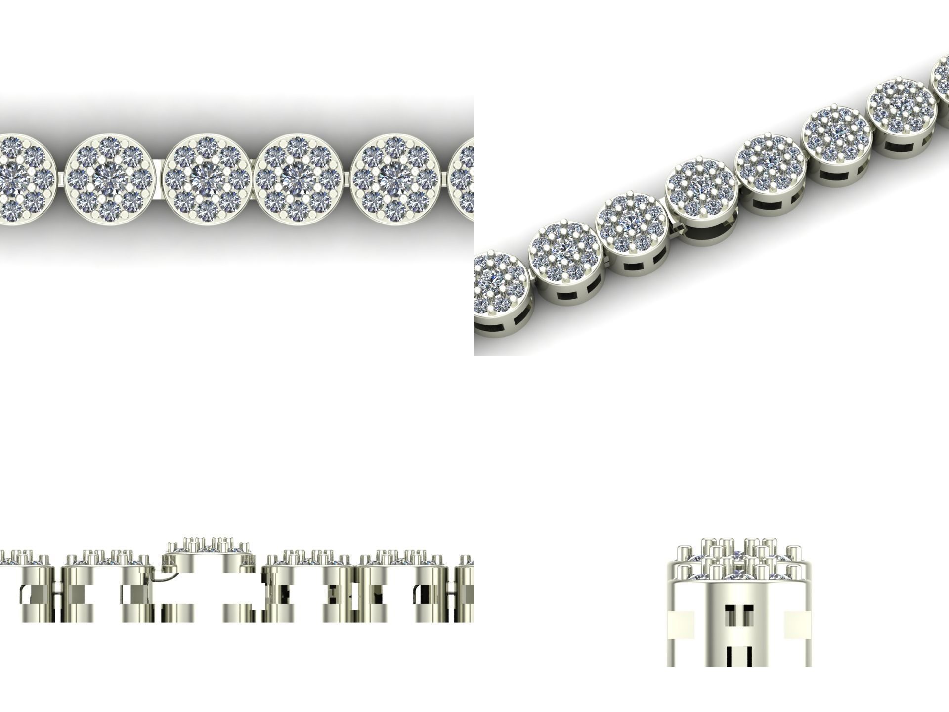 Bracelet bi6 3D print model_3