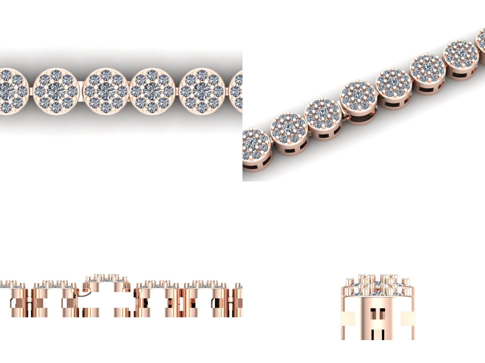 Bracelet bi6 3D print model_5