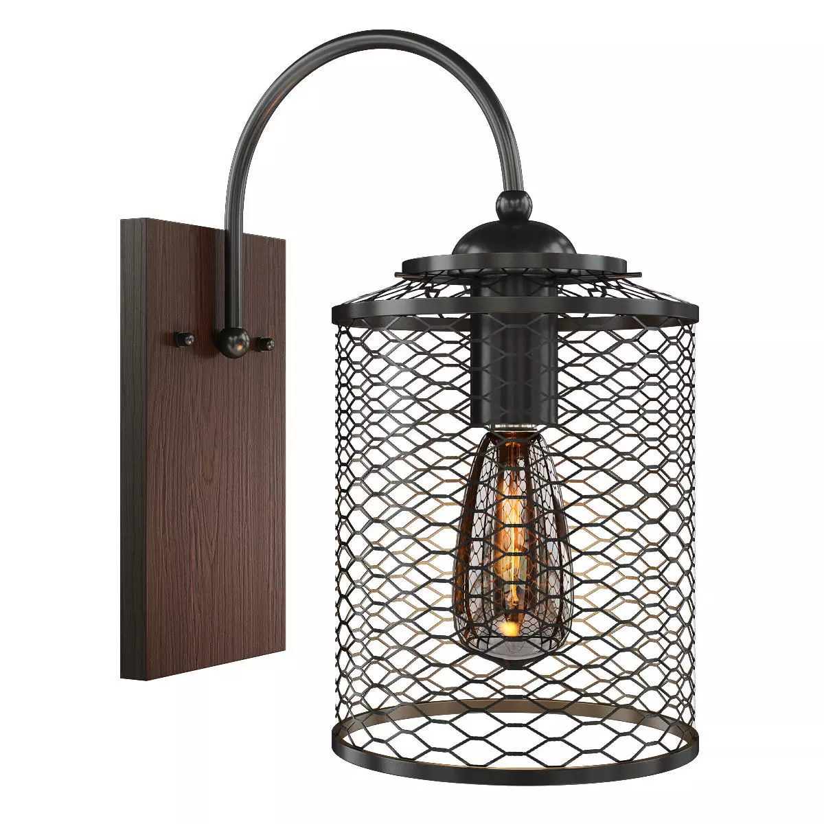 Susannah Wall Sconce Low-poly 3D model