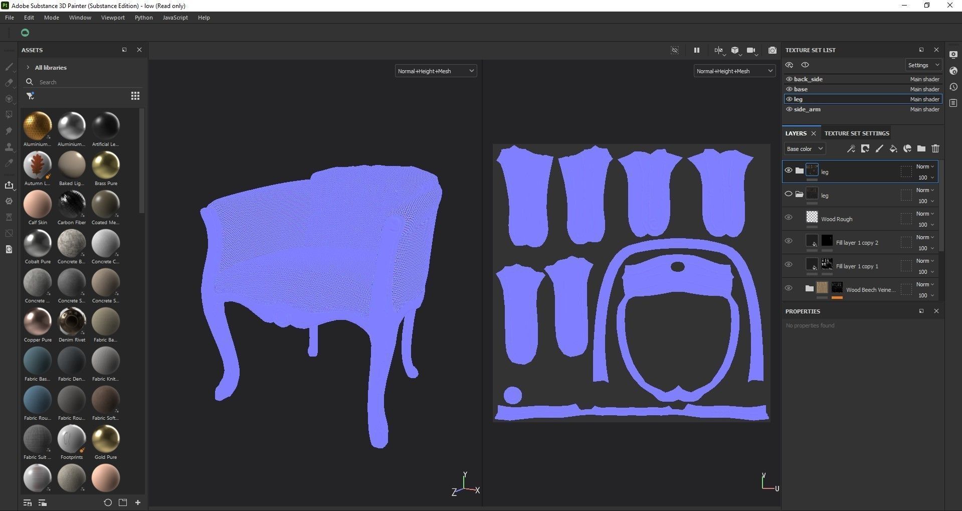  Antique Chairs 3D model_21