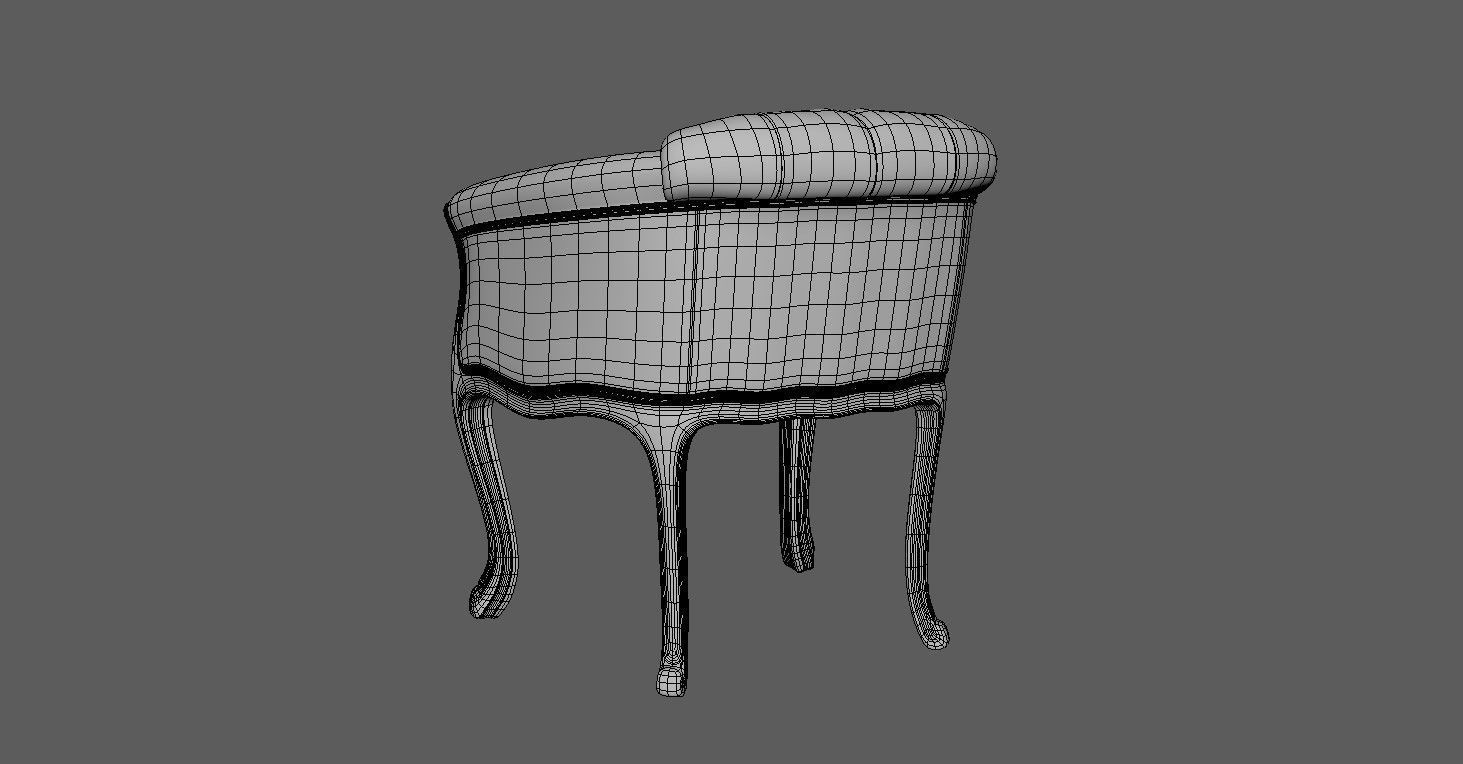  Antique Chairs 3D model_31