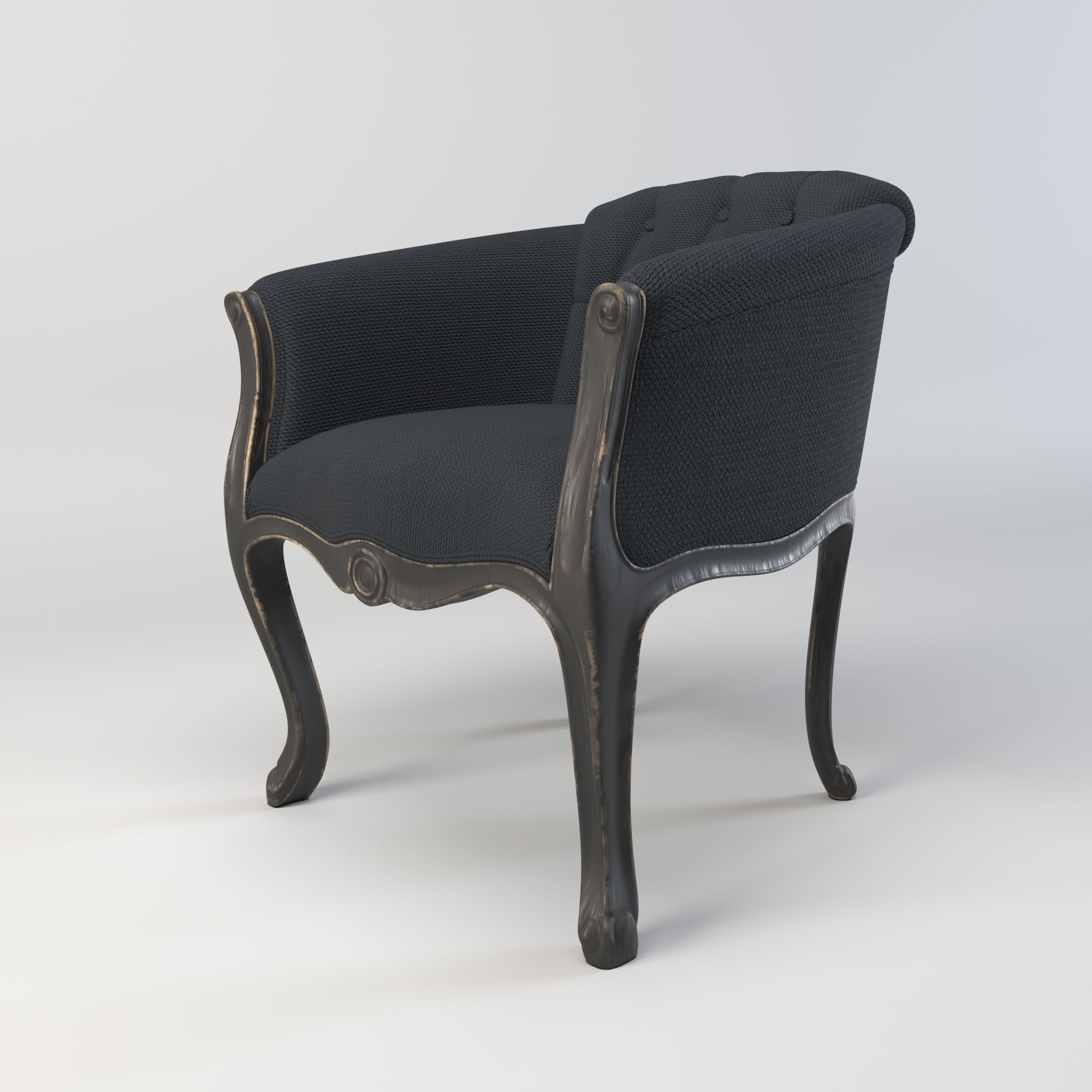  Antique Chairs 3D model_2