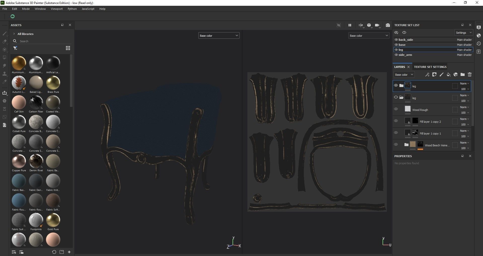  Antique Chairs 3D model_16