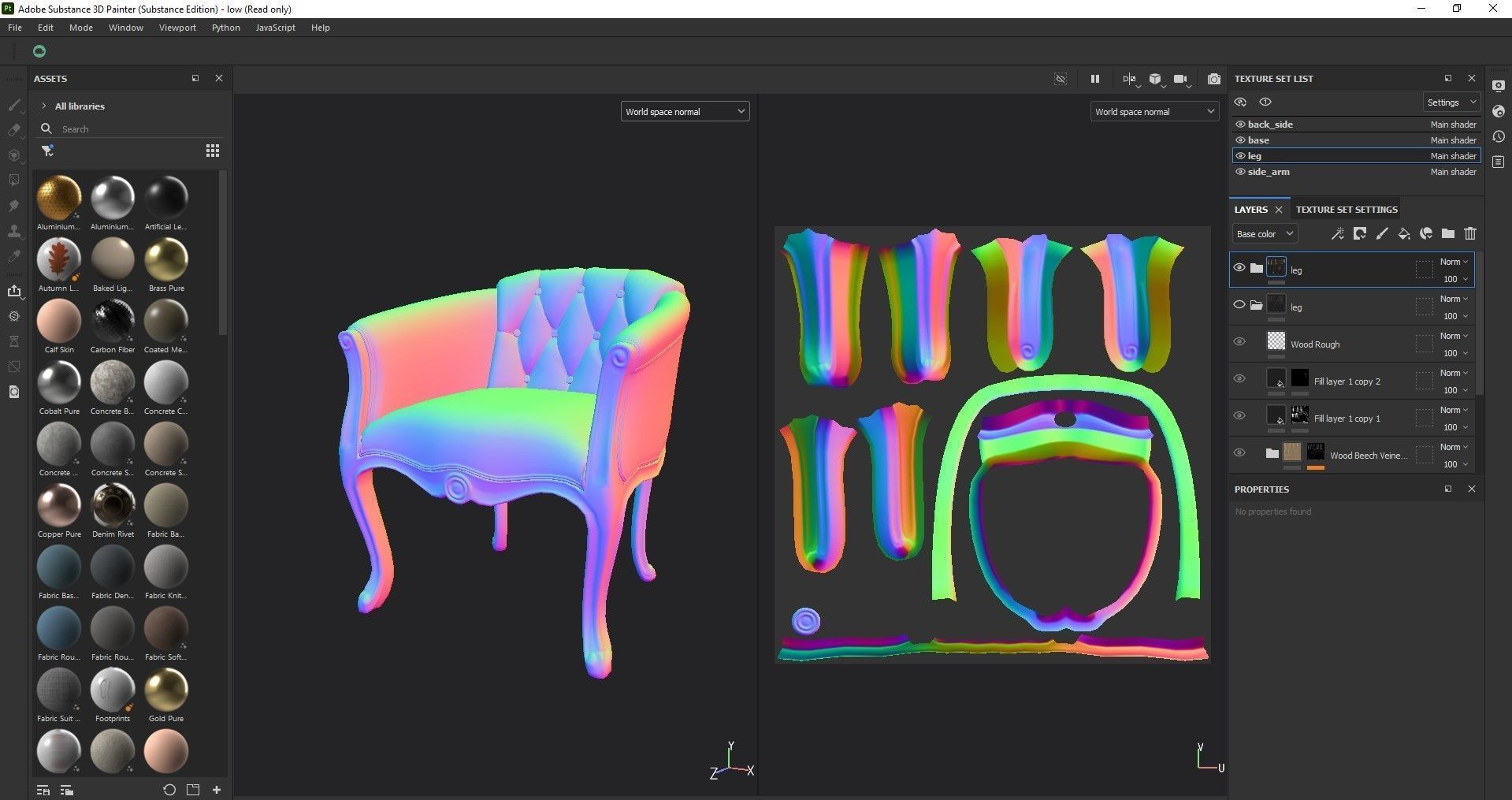  Antique Chairs 3D model_18