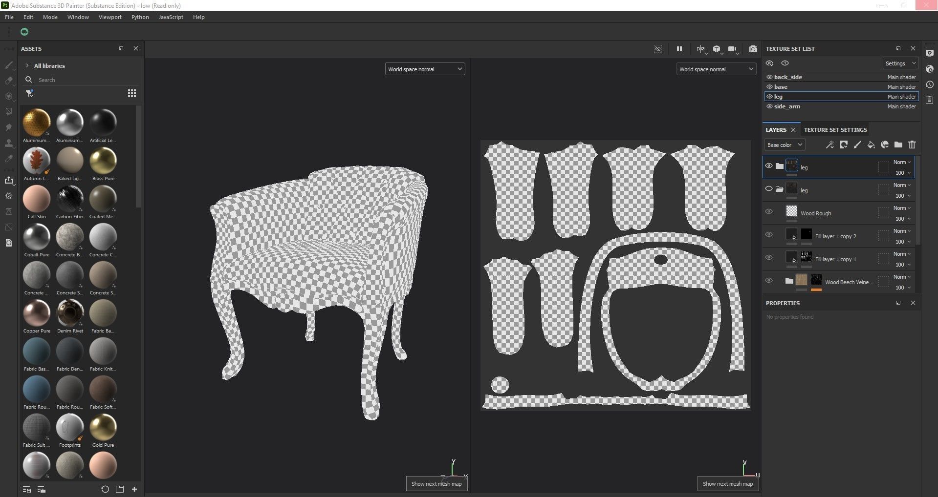  Antique Chairs 3D model_20