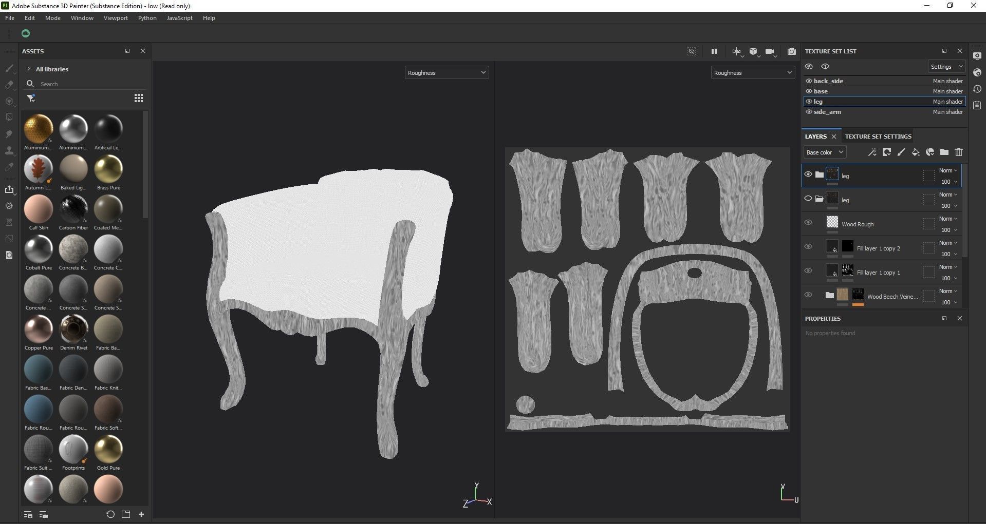  Antique Chairs 3D model_19
