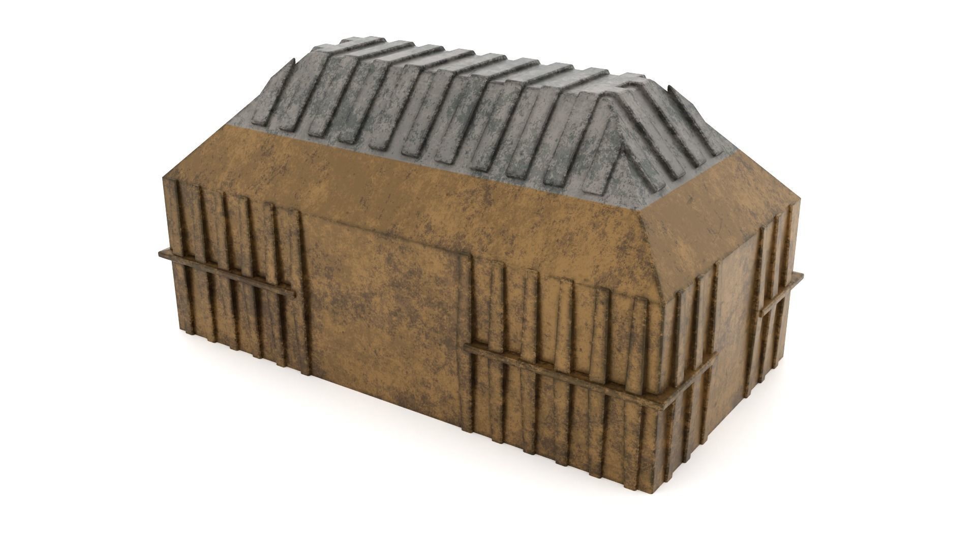 Hangar Crate 1-6 Scale Hottoys 3D print model_4