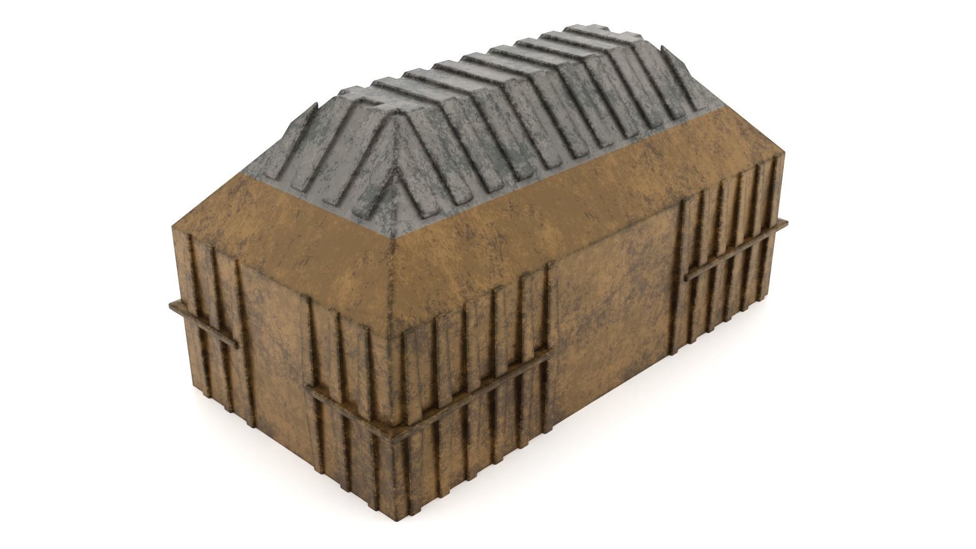 Hangar Crate 1-6 Scale Hottoys 3D print model_5