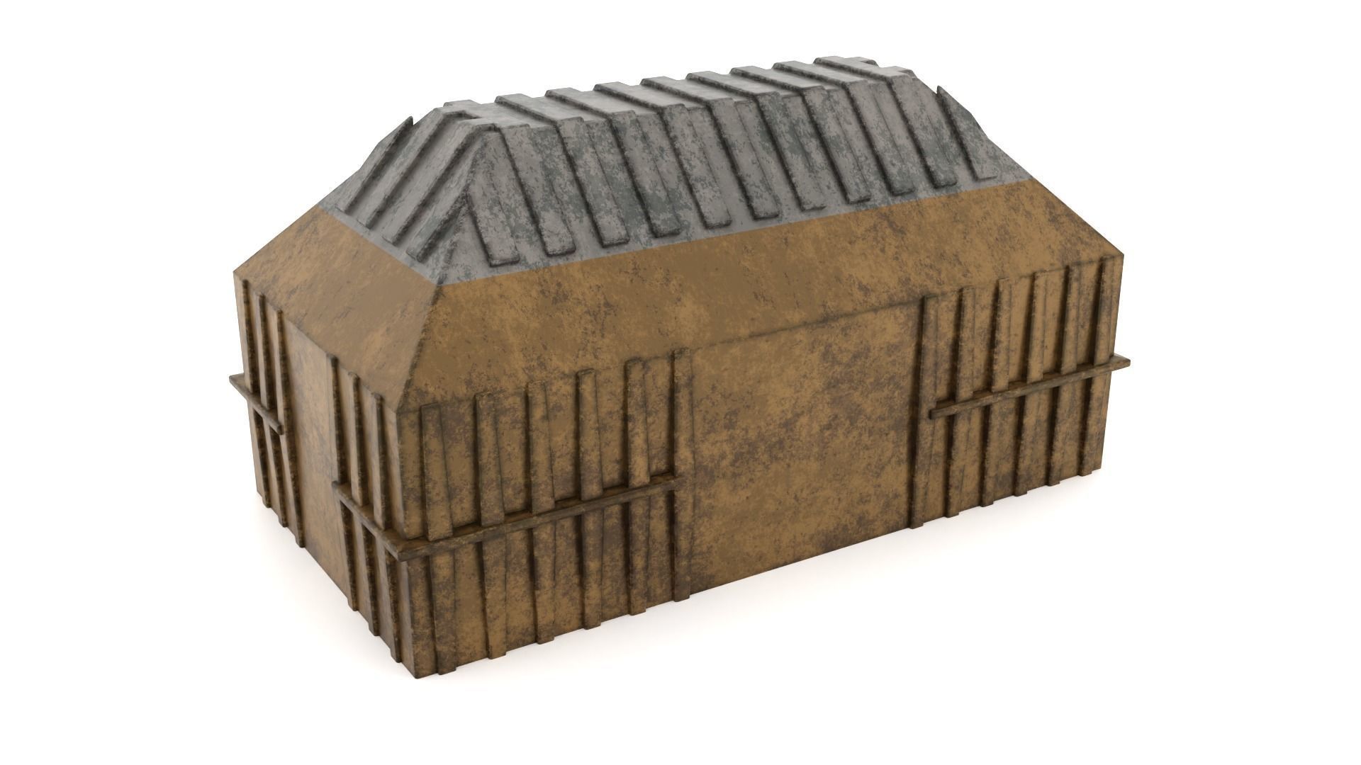 Hangar Crate 1-6 Scale Hottoys 3D print model_9