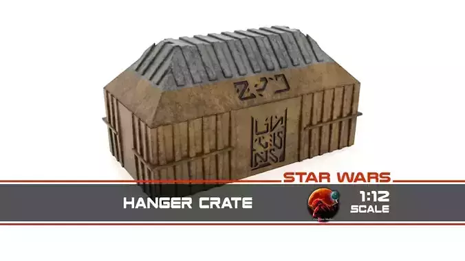 Hangar Crate 1-12 Scale Blackseries 3D print model