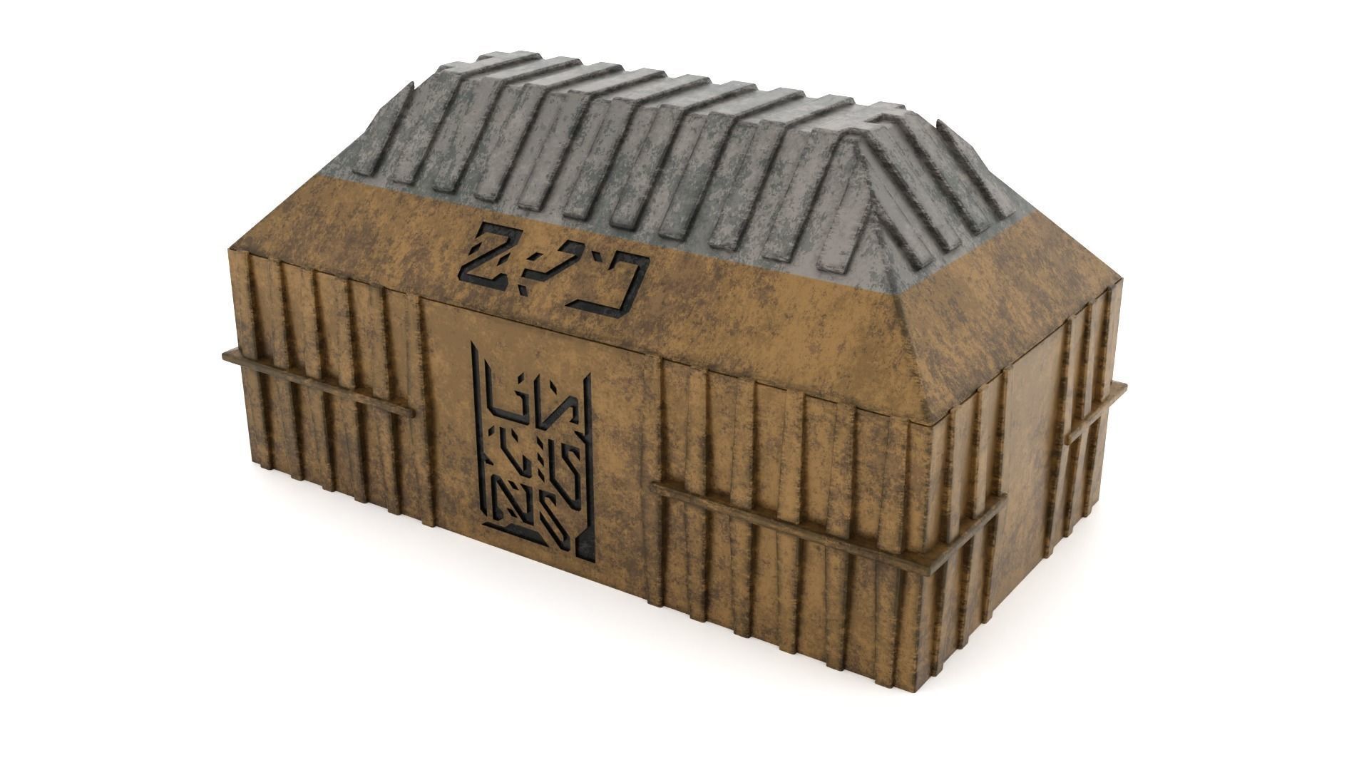 Hangar Crate 1-12 Scale Blackseries 3D print model_9