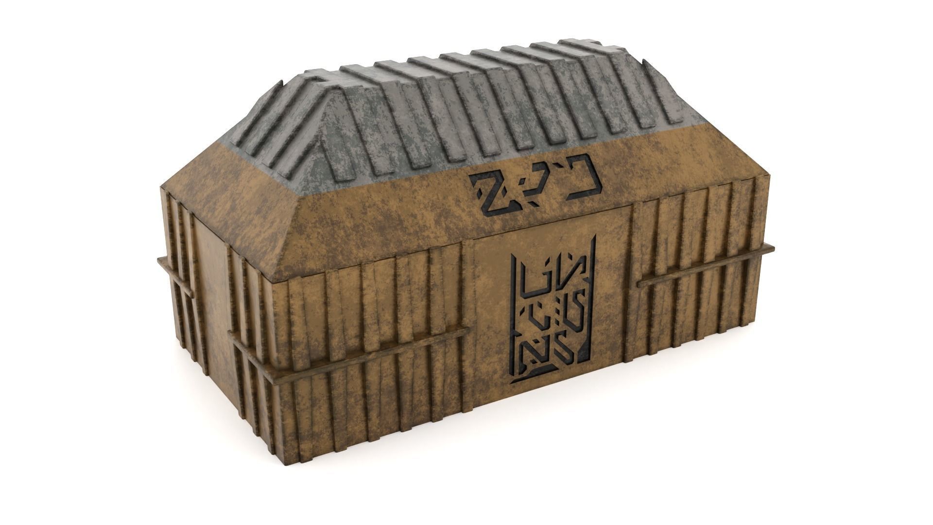 Hangar Crate 1-12 Scale Blackseries 3D print model_7