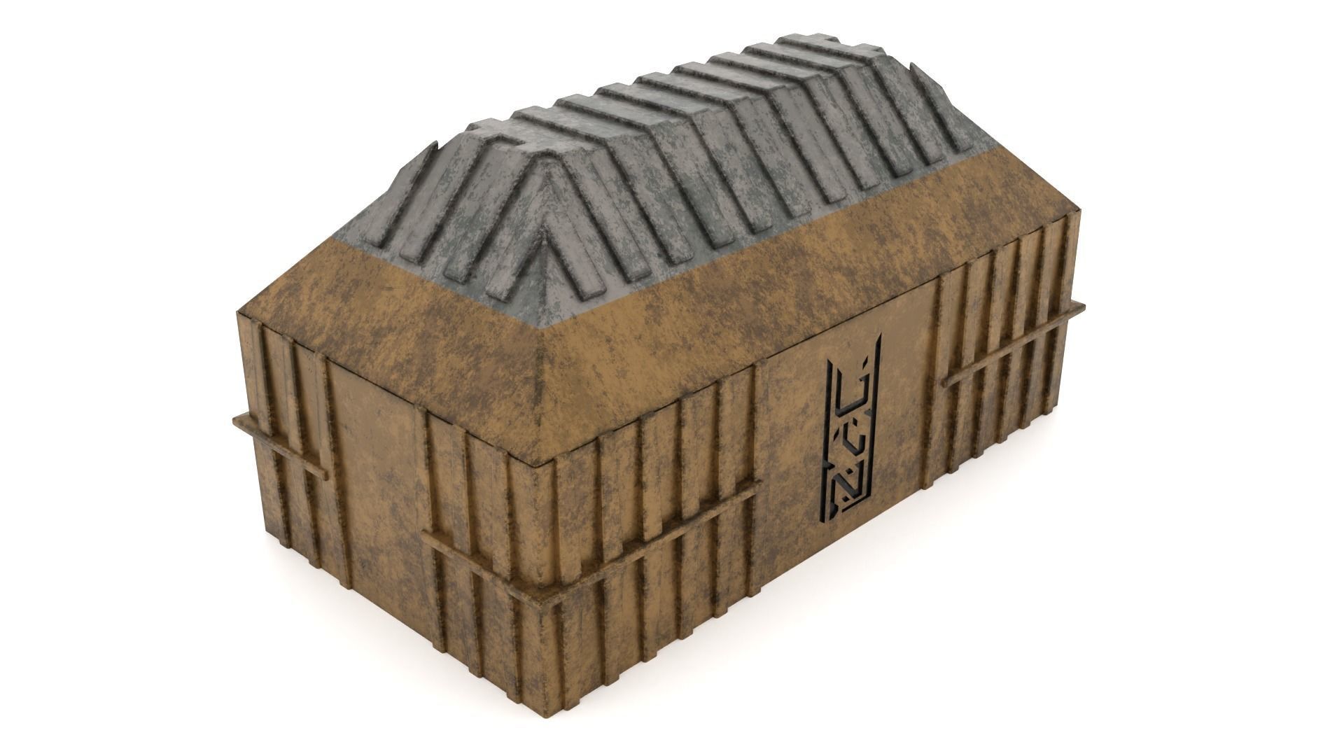 Hangar Crate 1-12 Scale Blackseries 3D print model_5