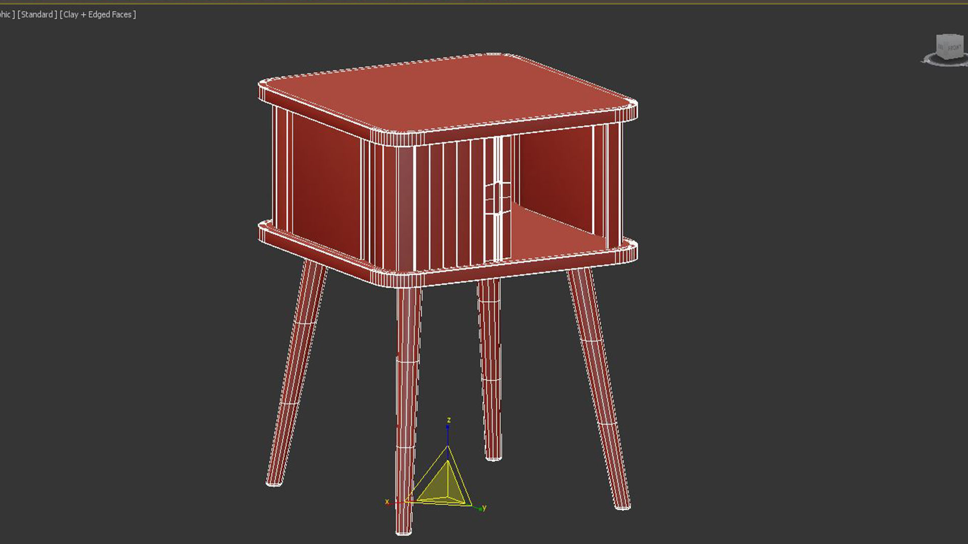 Barbier Side Table 3D model_6