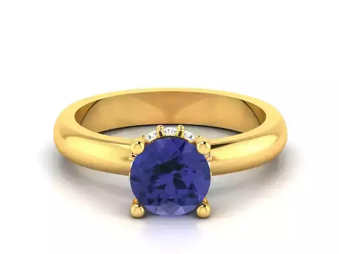 Solitaire Women Engagement Wedding Ring