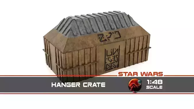Hangar Crate 1-48 Scale Legion 3D print model