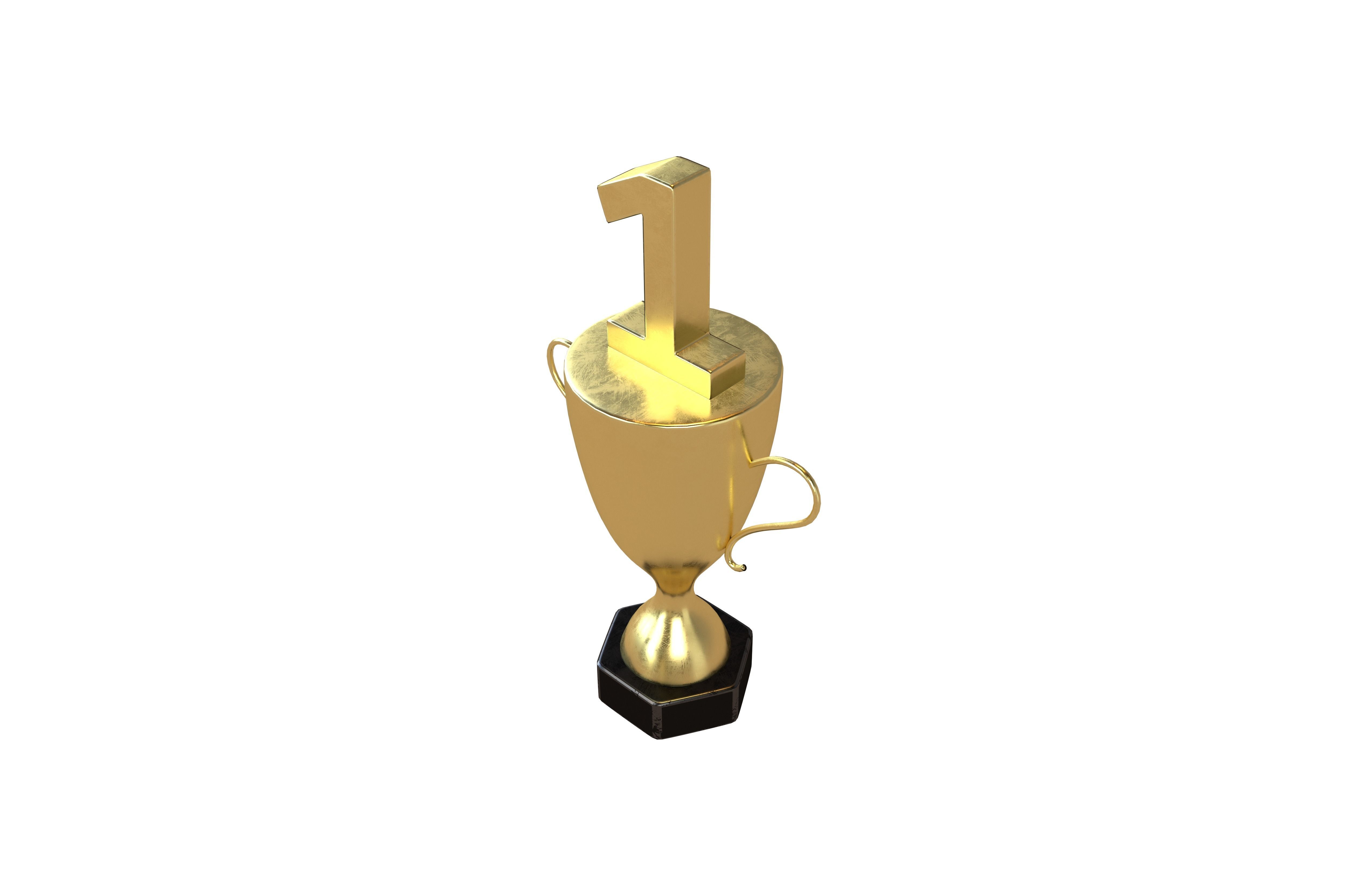Trophy v4 001 Low-poly 3D model_2