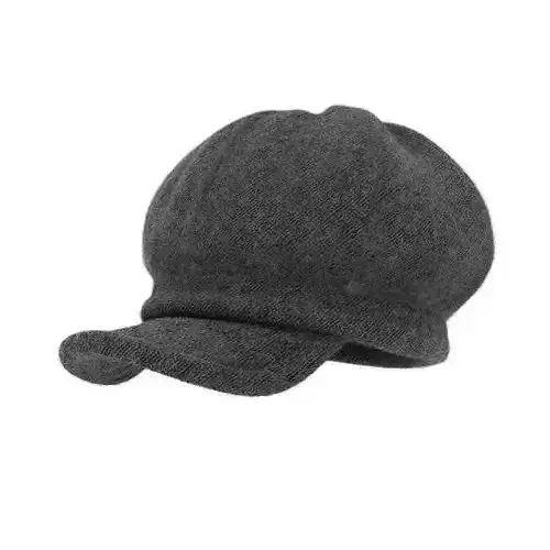 Charcoal Gray Poor Boy Cap