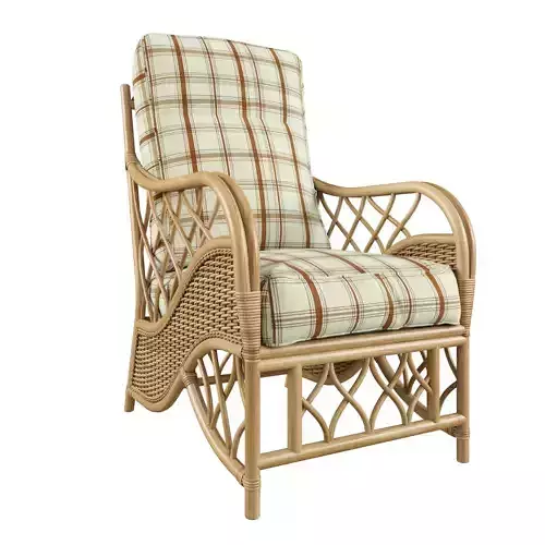 Oslo Walnut 2x Armchairs in Flora