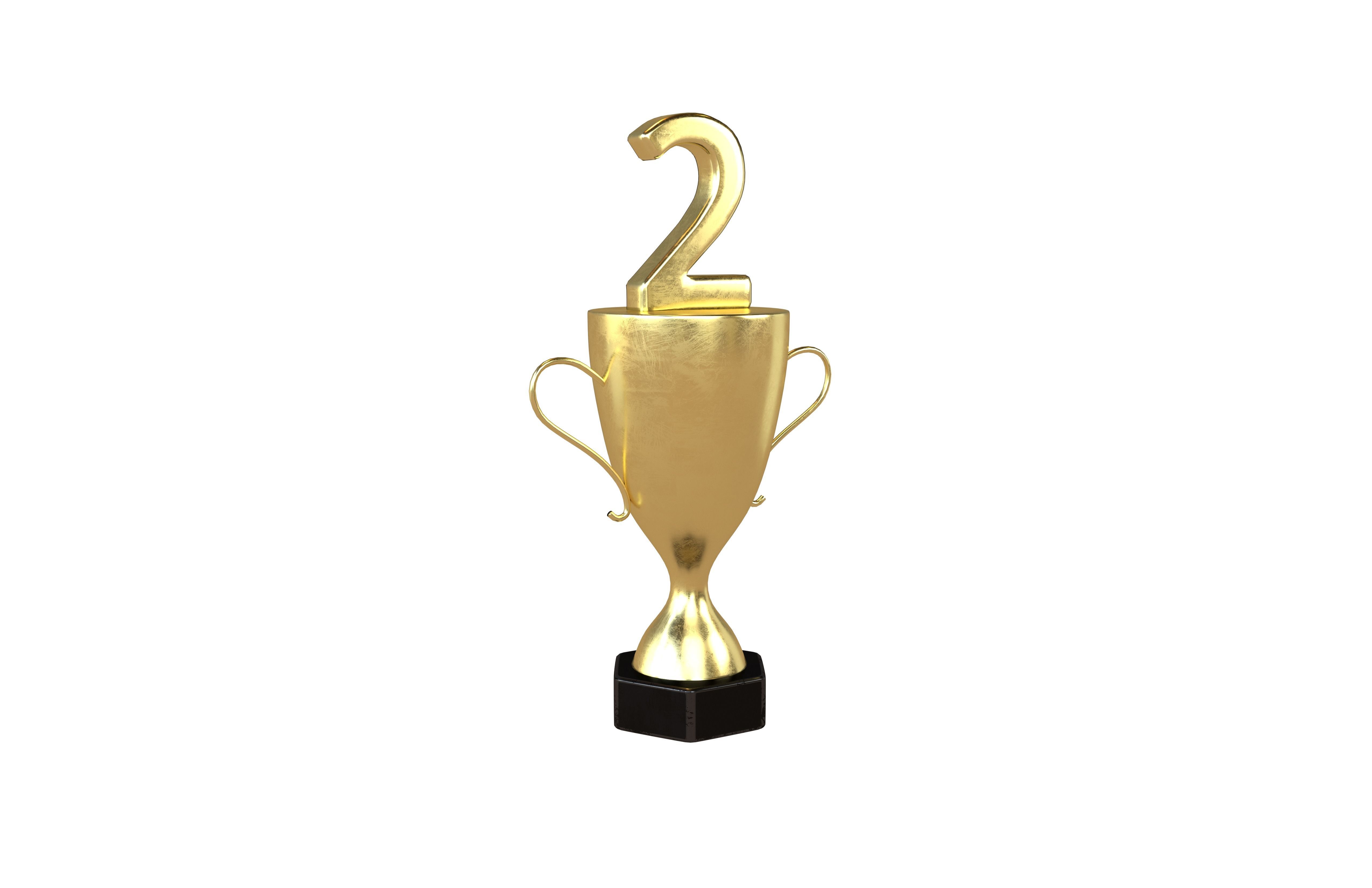 Trophy v5 001 Low-poly 3D model_1