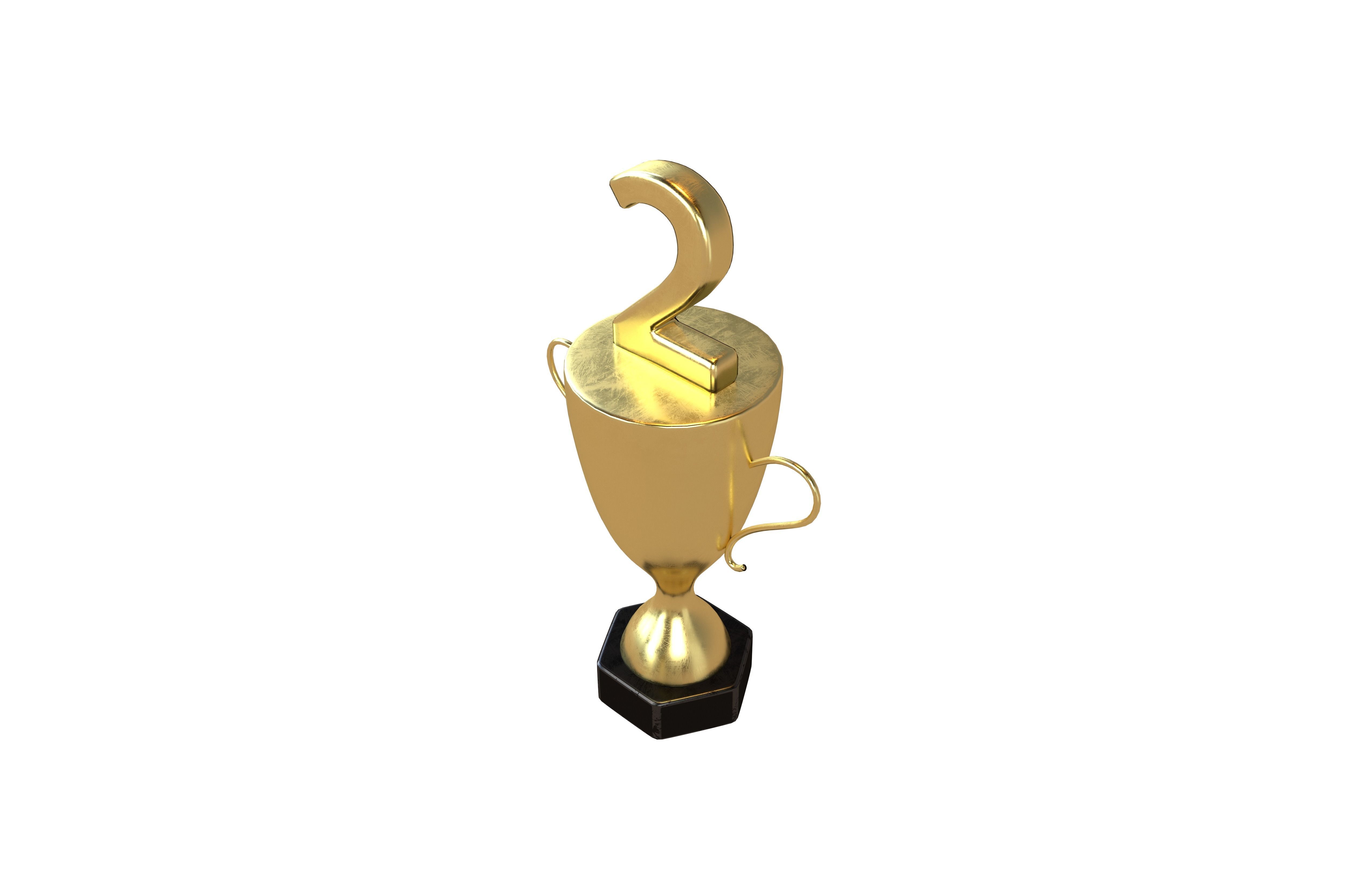 Trophy v5 001 Low-poly 3D model_2