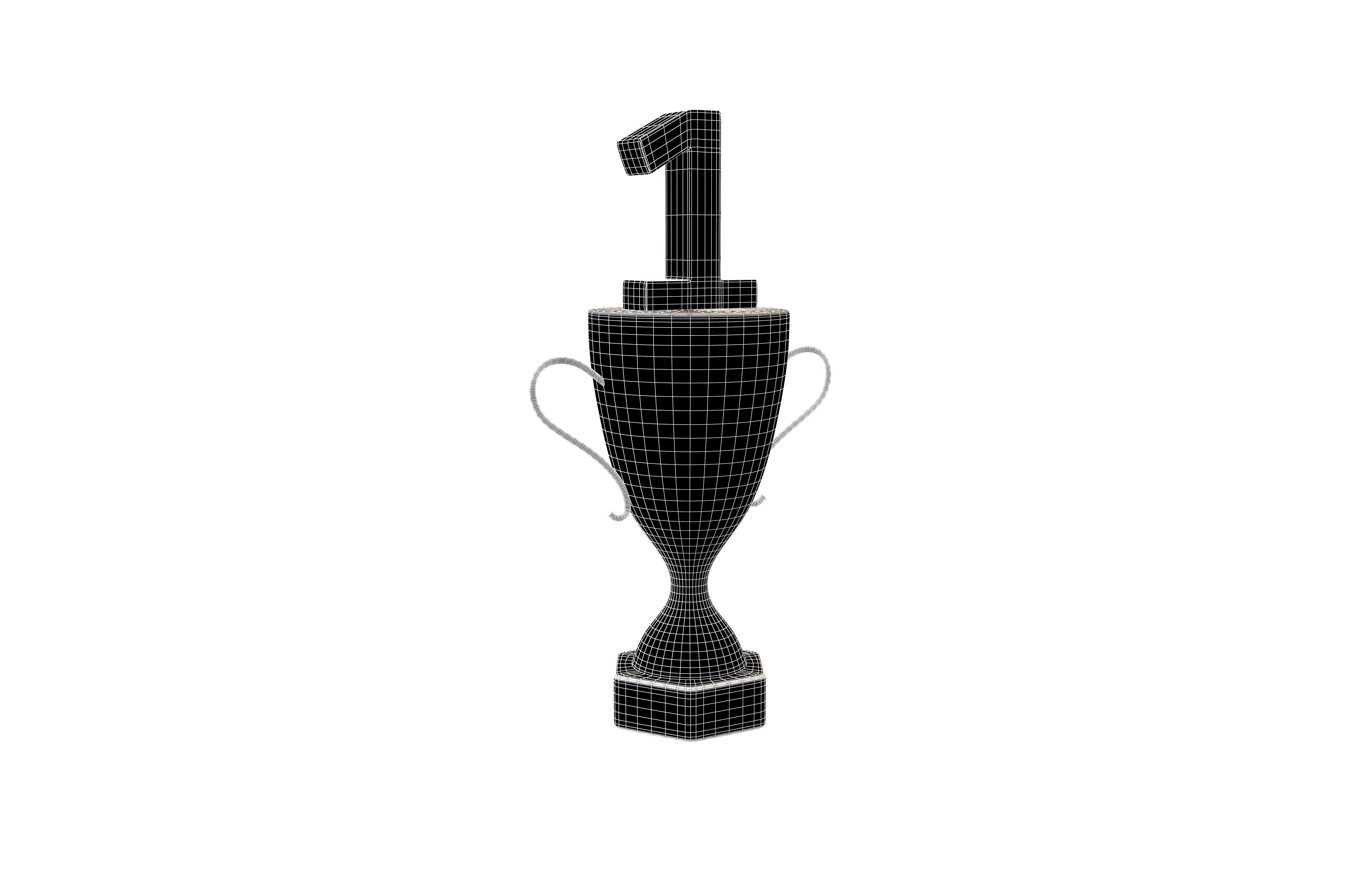 Trophy v5 002 Low-poly 3D model_5