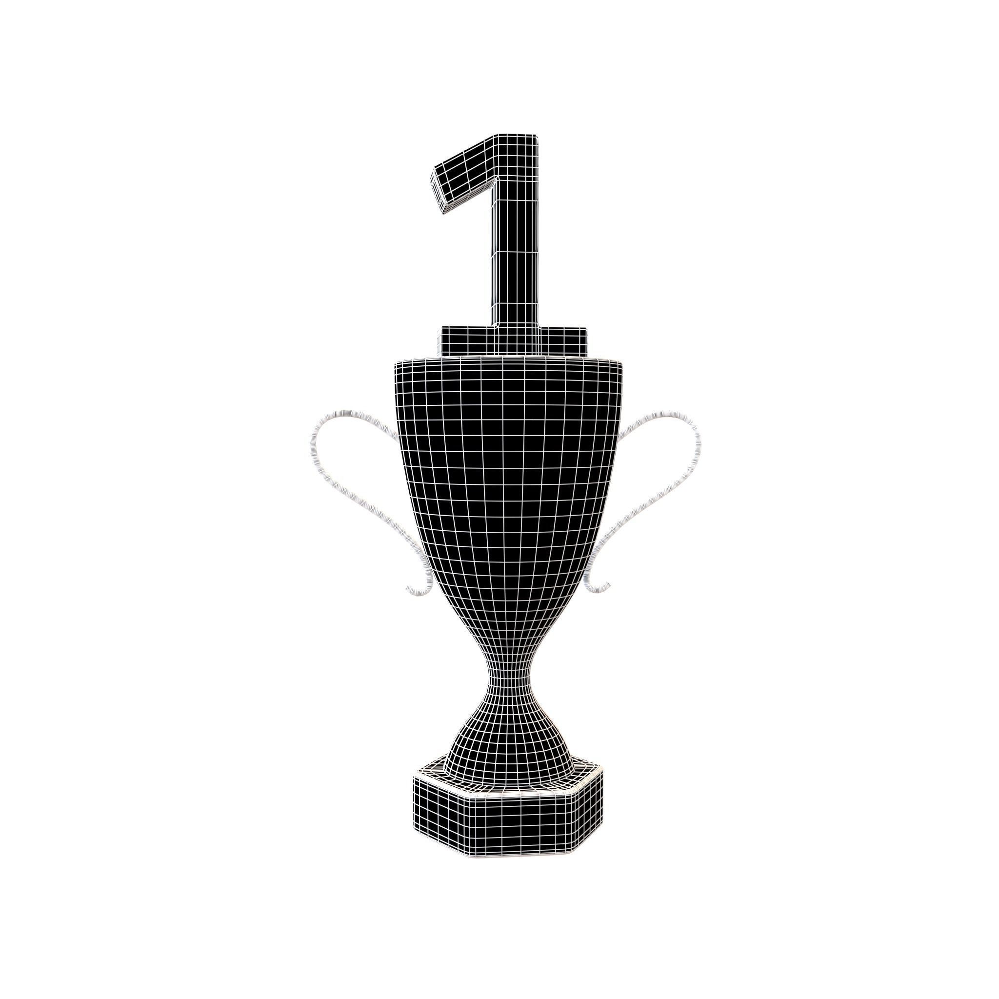 Trophy v5 002 Low-poly 3D model_4
