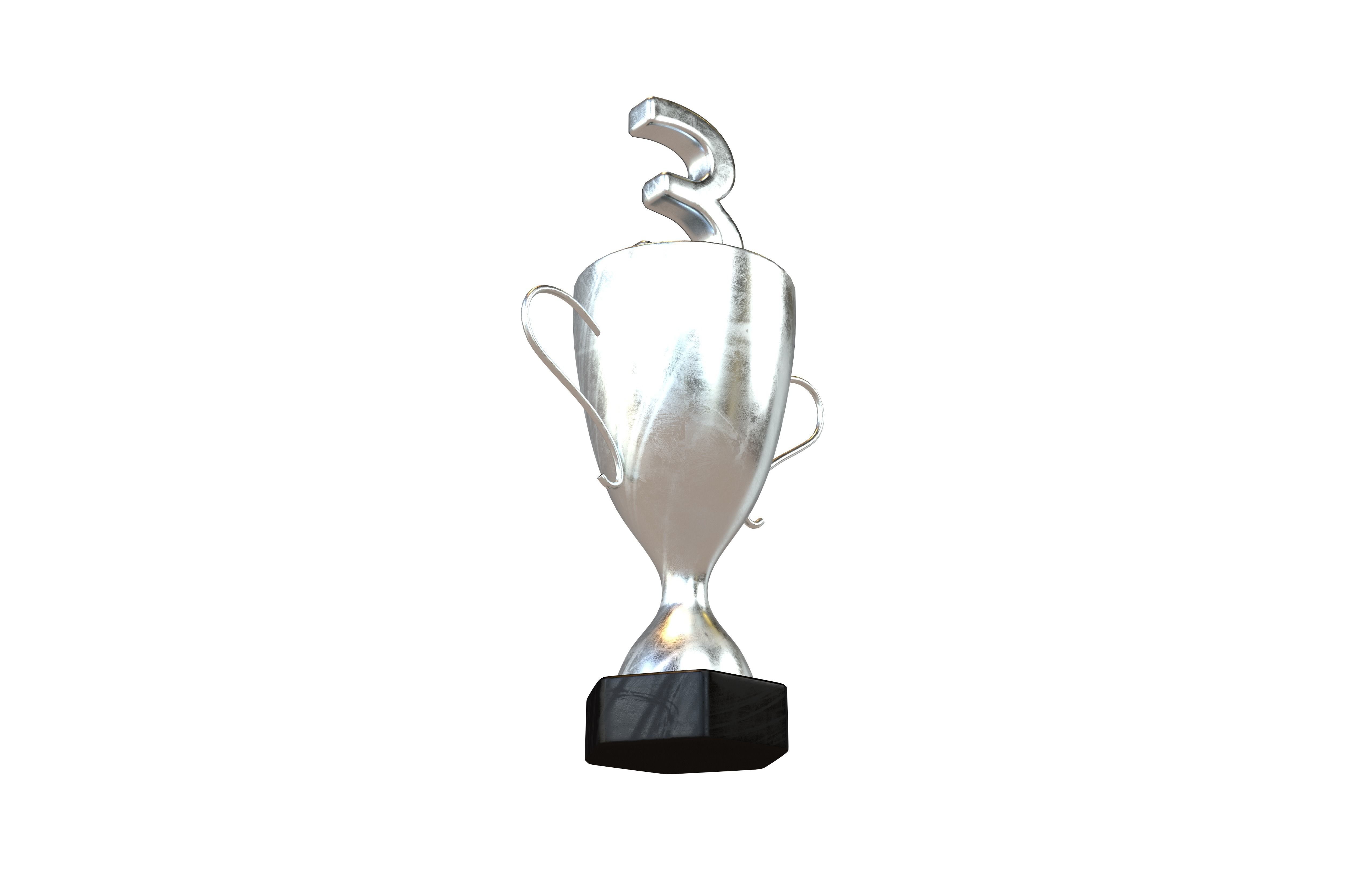 Trophy v6 002 Low-poly 3D model_2
