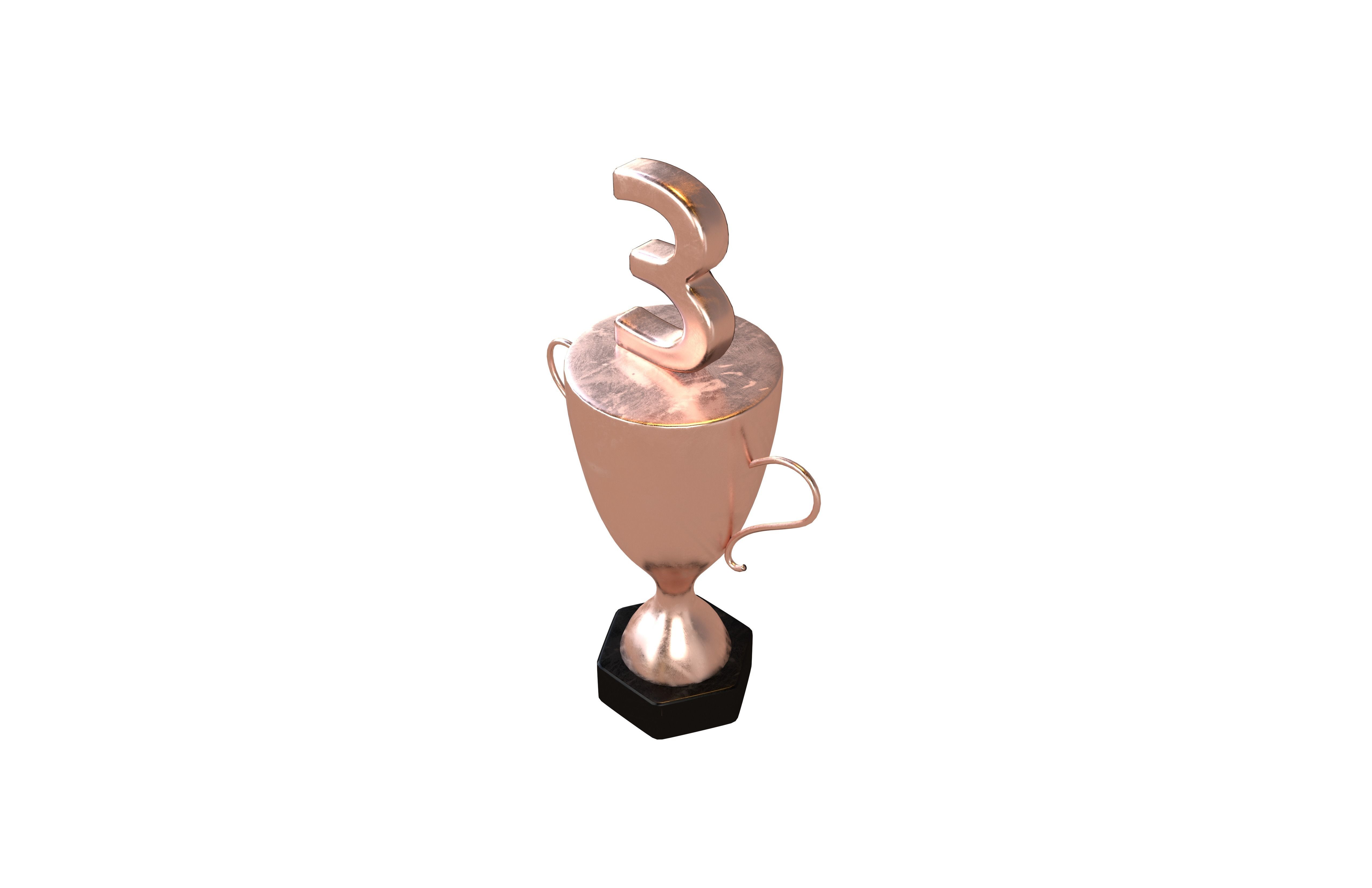 Trophy v6 003 Low-poly 3D model_2
