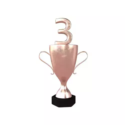 Trophy v6 003 Low-poly 3D model