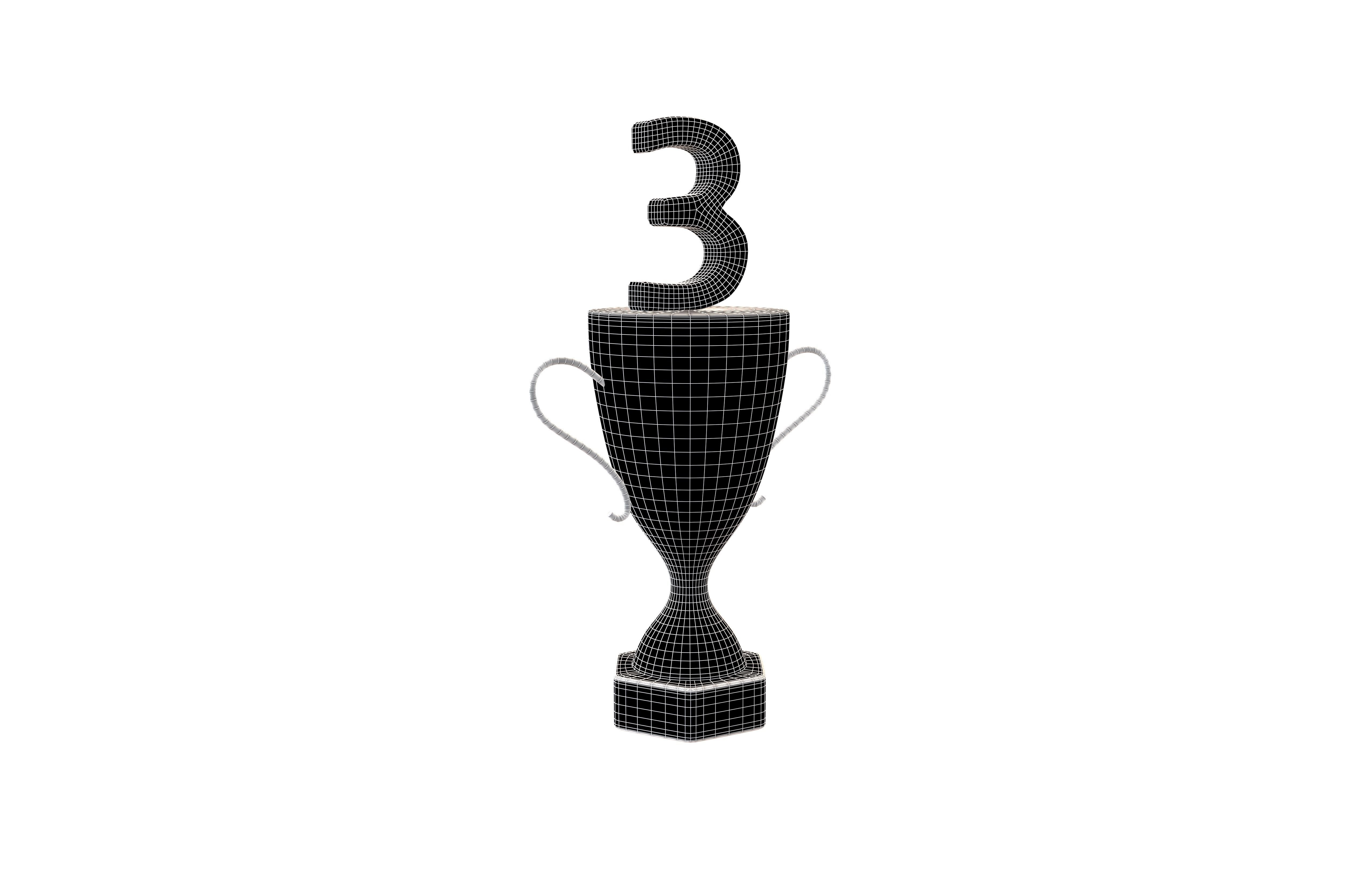 Trophy v6 003 Low-poly 3D model_5