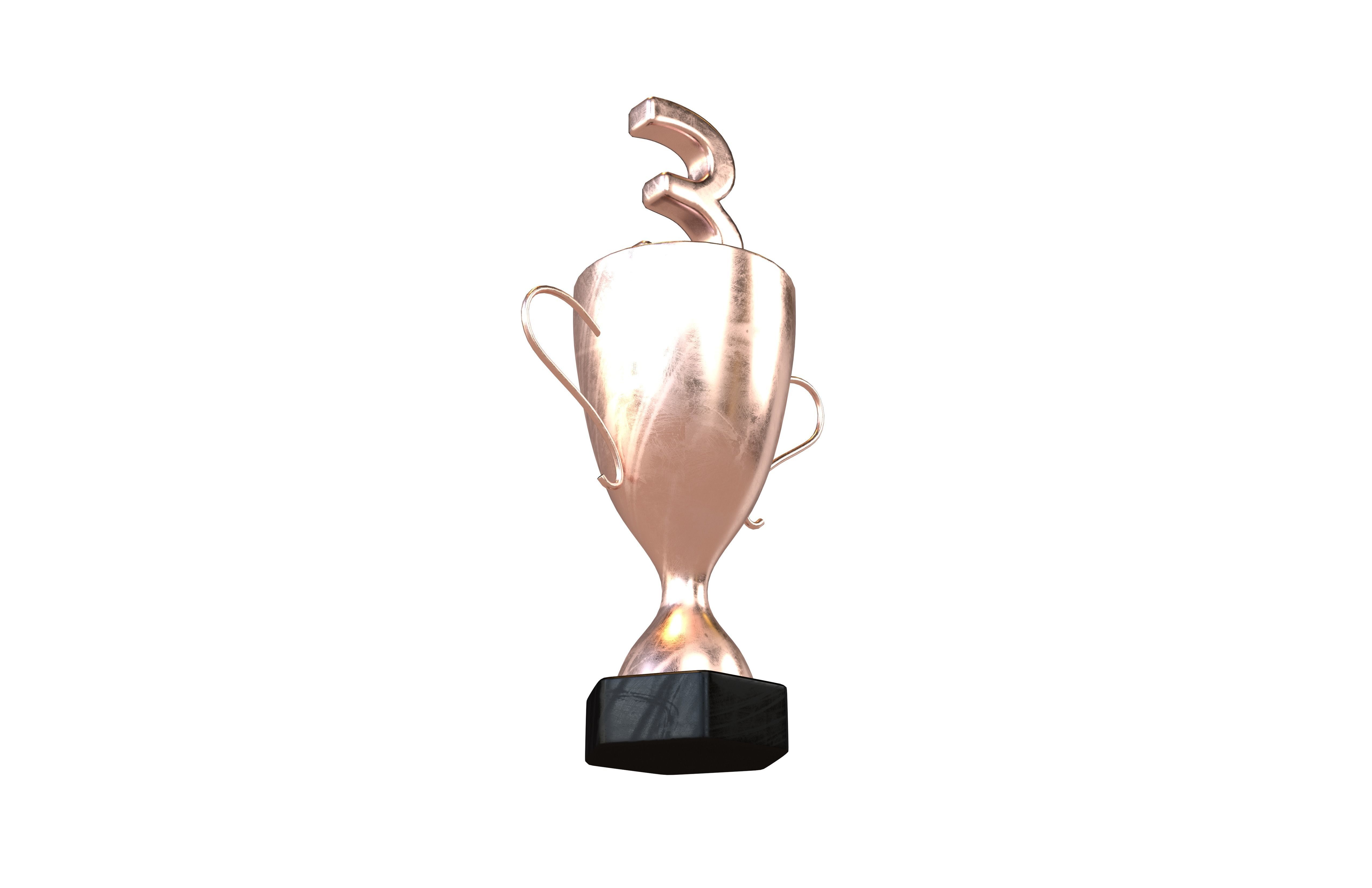 Trophy v6 003 Low-poly 3D model_3