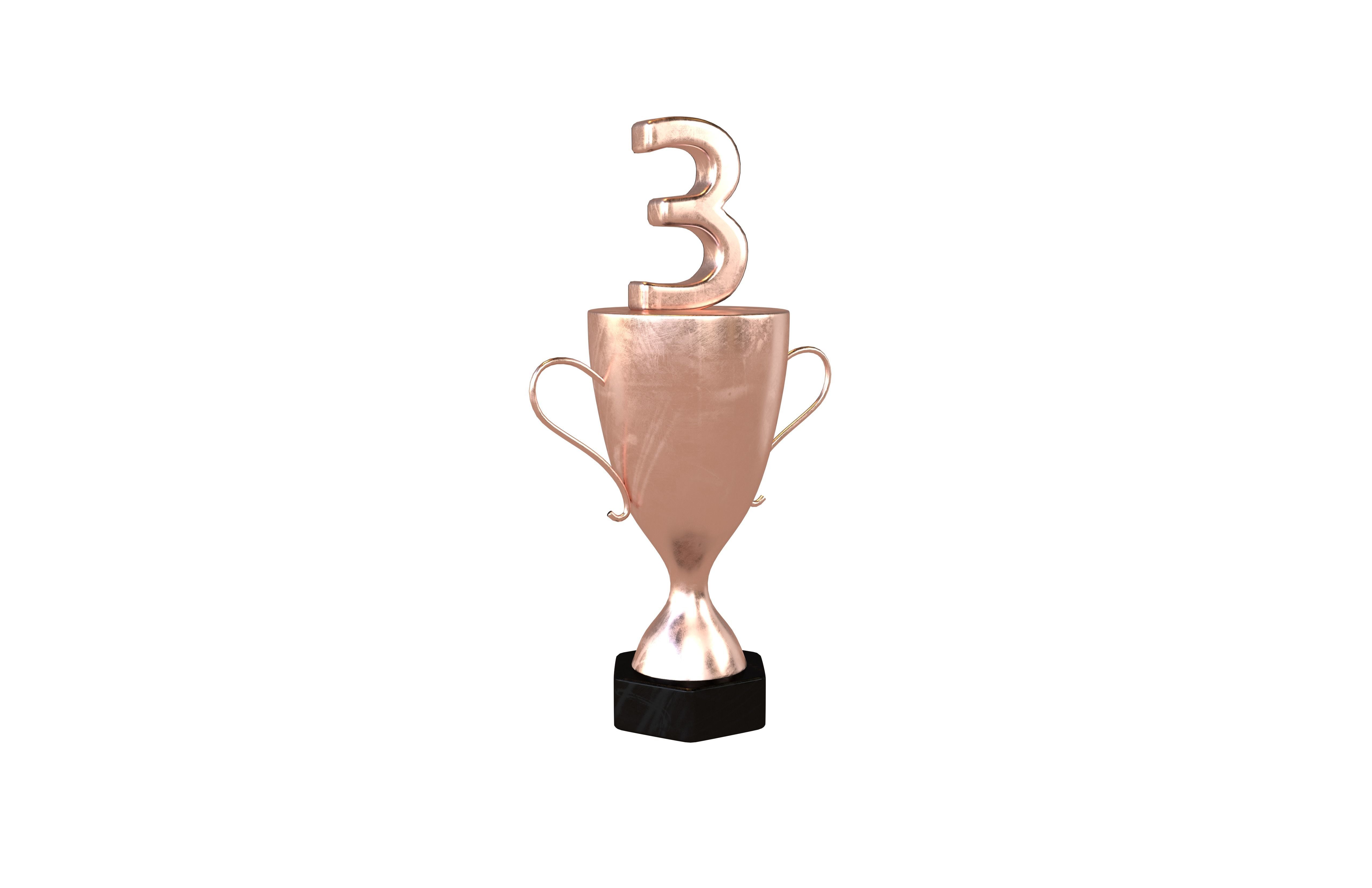Trophy v6 003 Low-poly 3D model_1