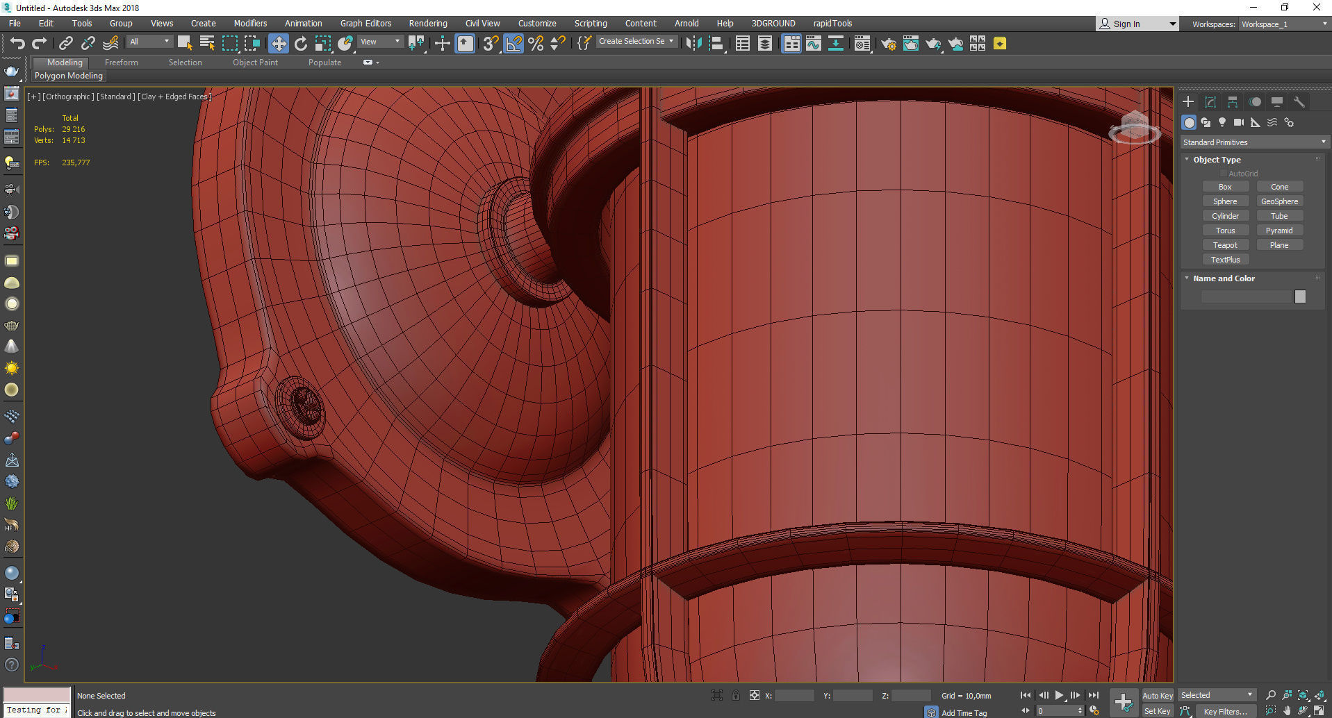 TOLSON CAGE WALL SCONCE Low-poly 3D model_4