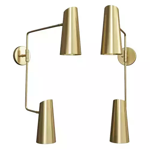 CYPRESS DOUBLE SWING ARM SCONCE