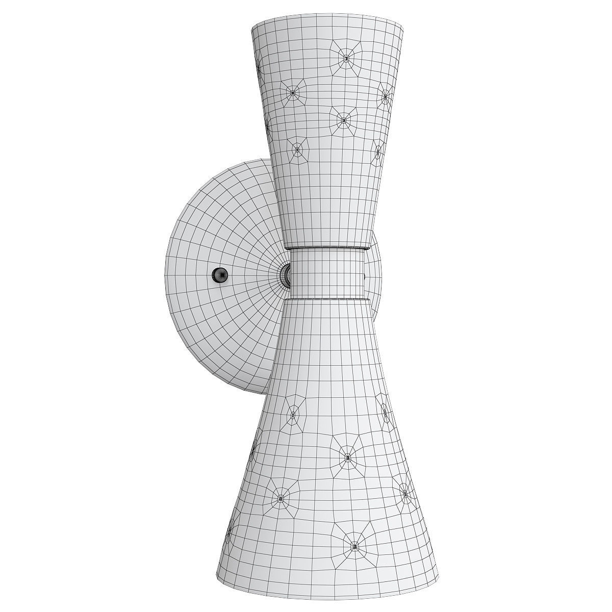 GALAXY SINGLE SCONCE Low-poly 3D model_1