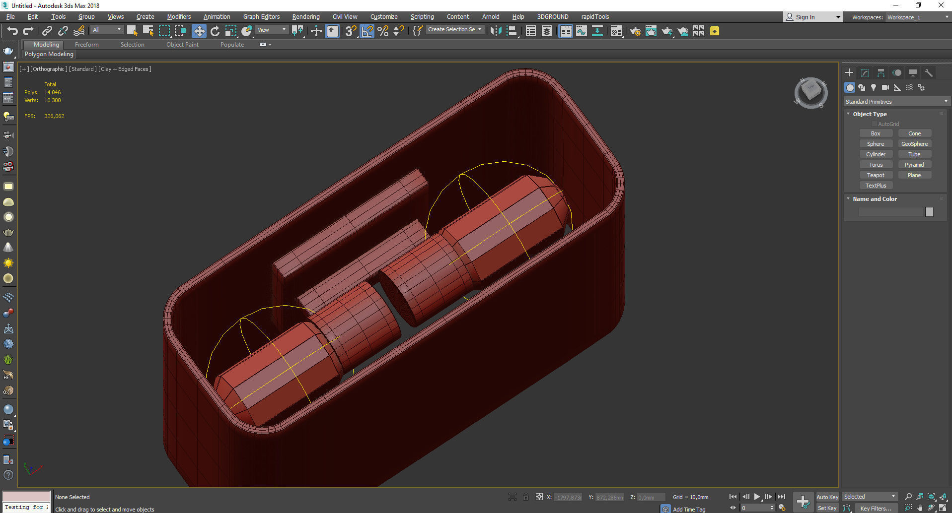 BRADFORD WALL WASH SCONCE Low-poly 3D model_5