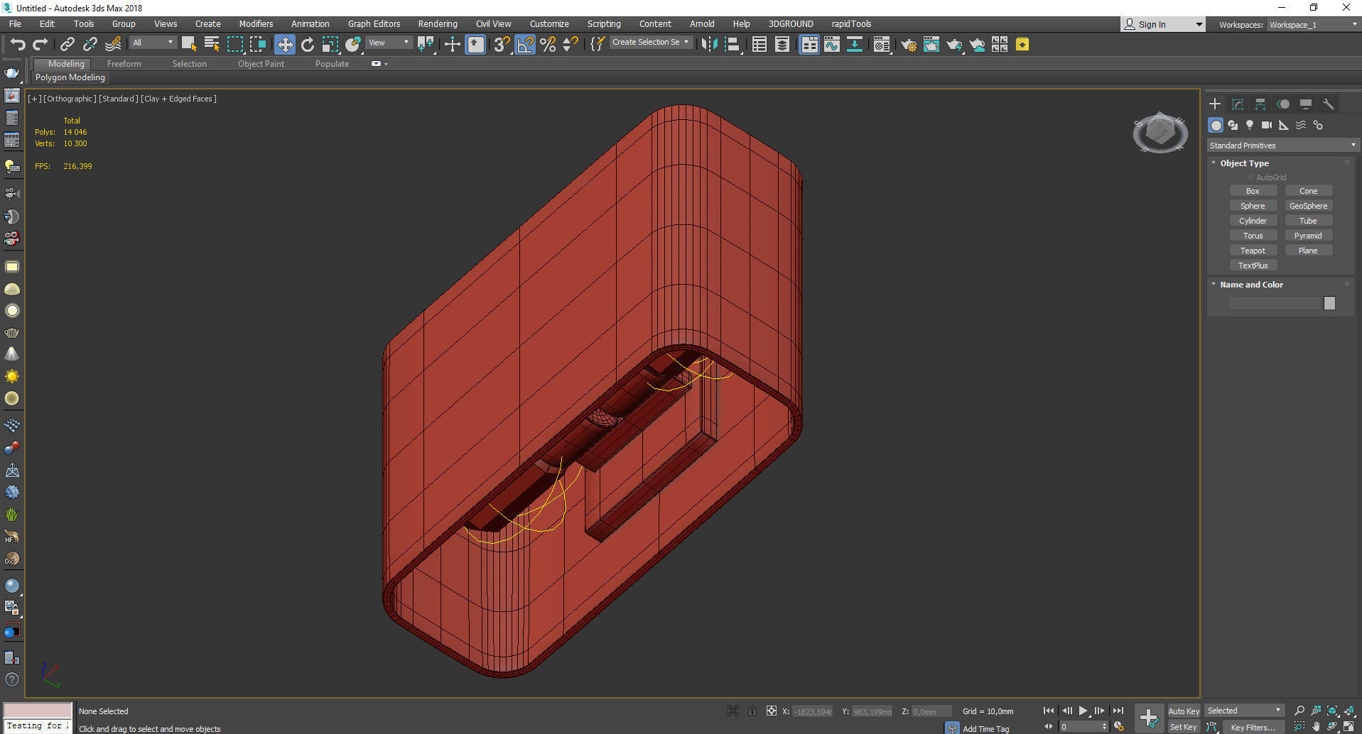 BRADFORD WALL WASH SCONCE Low-poly 3D model_4