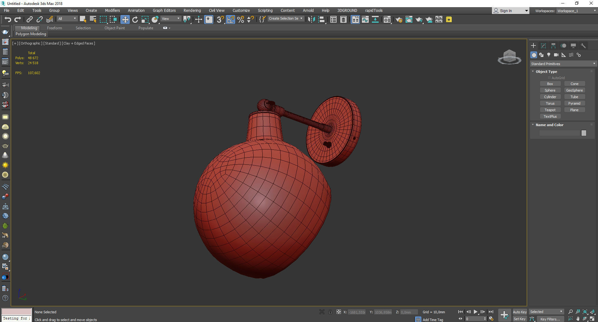 EDENDALE ANGLED ARTICULATING SCONCE Low-poly 3D model_3