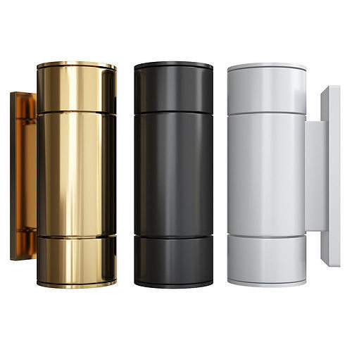 THORBURN WIDE WALL SCONCE Low-poly 3D model