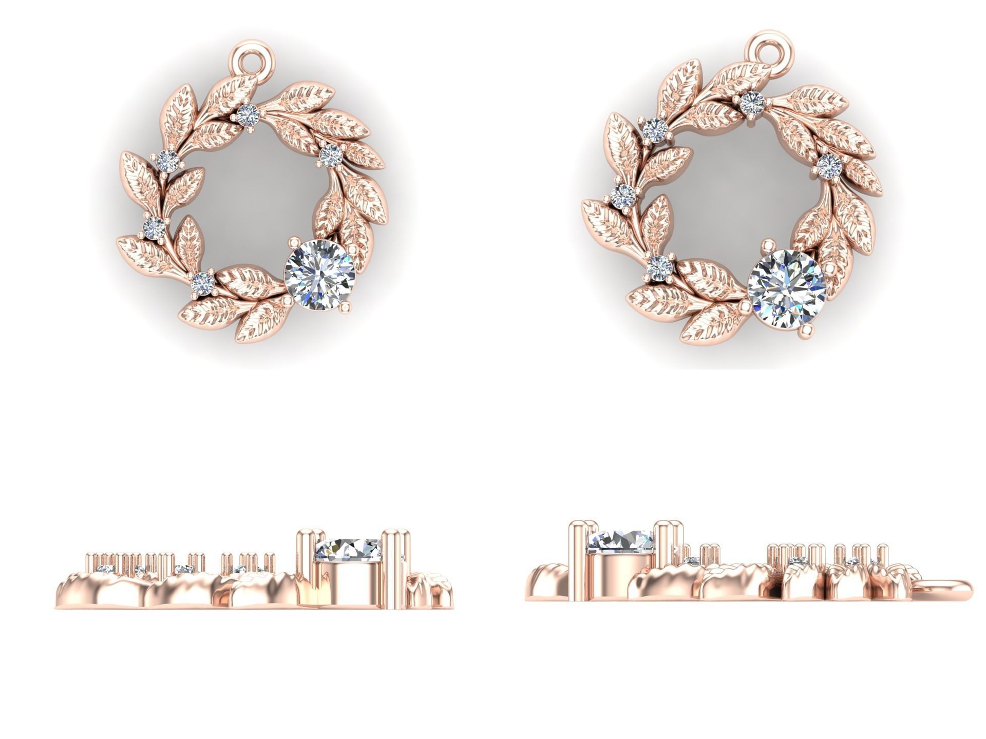 Pendant ri40 3D print model_4