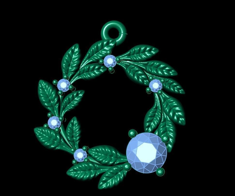 Pendant ri40 3D print model_7