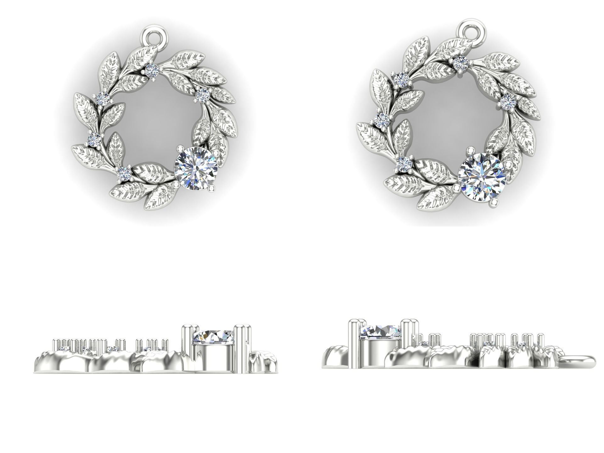 Pendant ri40 3D print model_6