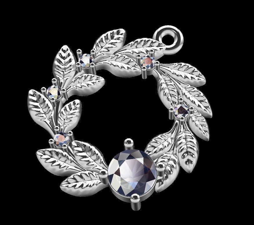 Pendant ri40 3D print model_10