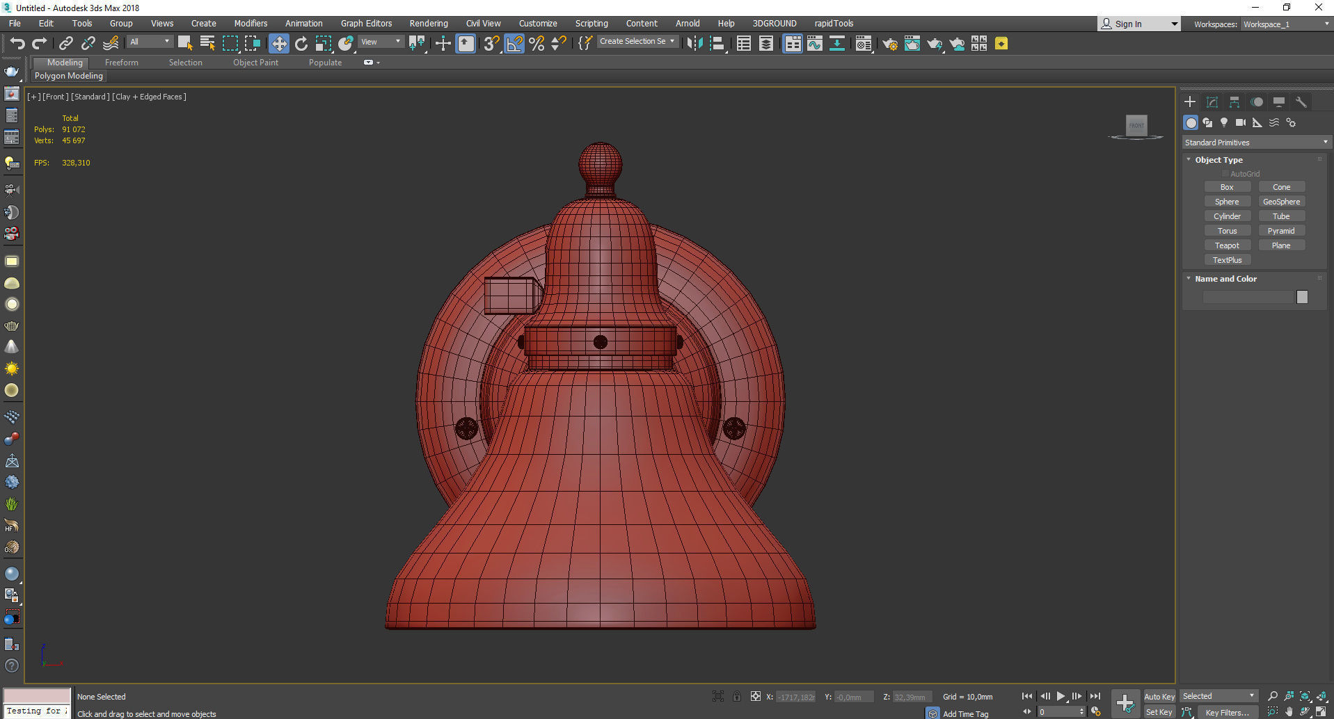  ROSE CITY FITTER SHORT SWING ARM SCONCE Low-poly 3D model_2