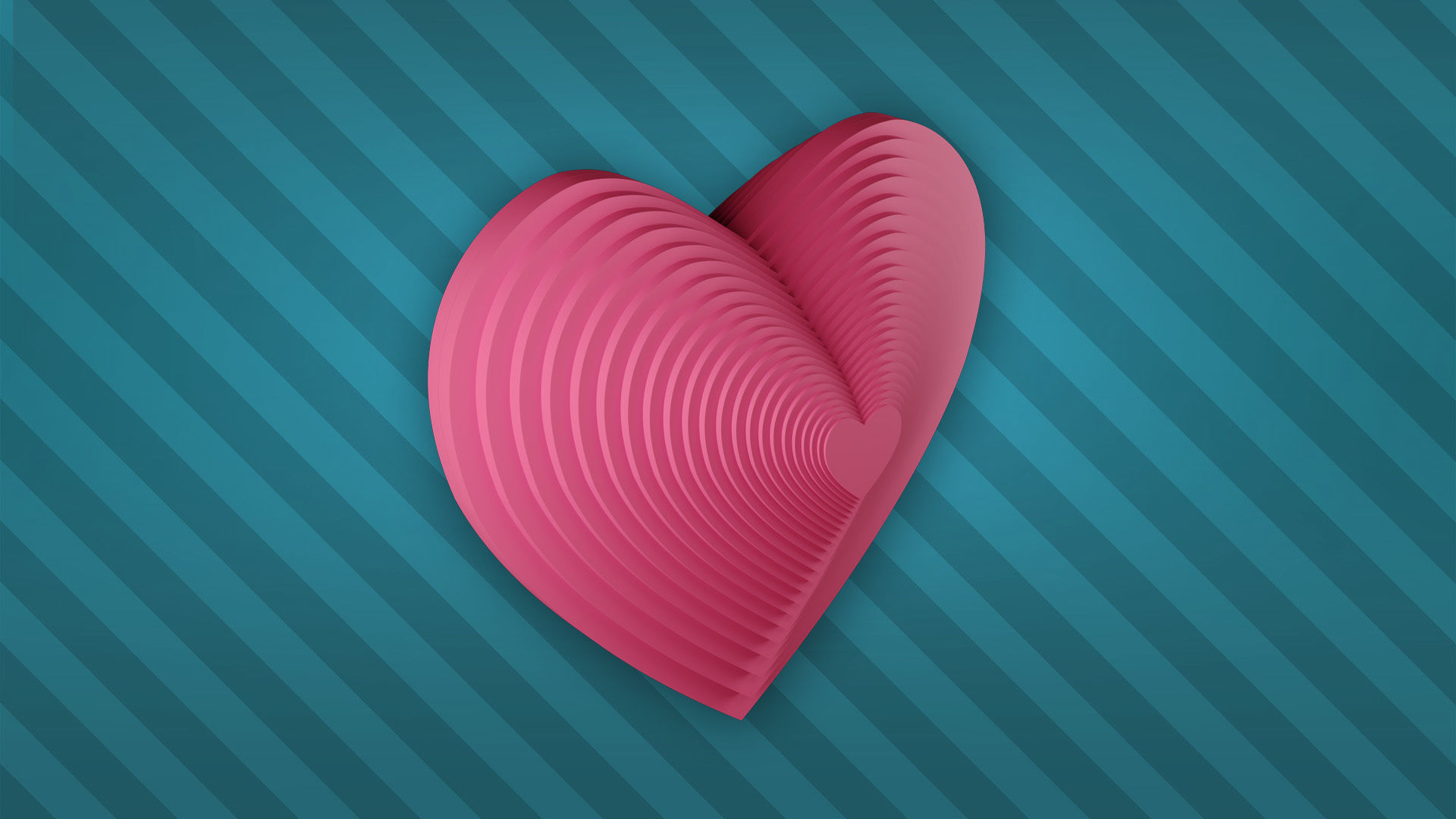 HEART SHAPE Low-poly 3D model_2
