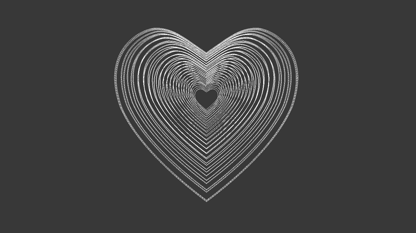 HEART SHAPE Low-poly 3D model_5