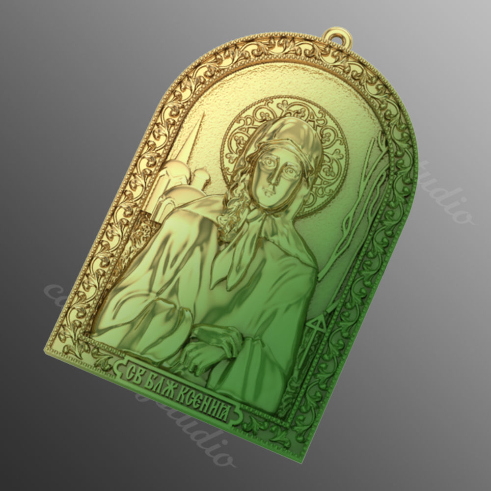 Pendant29 religion 3D print model_1